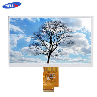 1024x600 pixels 7 Inch LCD Screen For Car Normally Black LVDS Interface